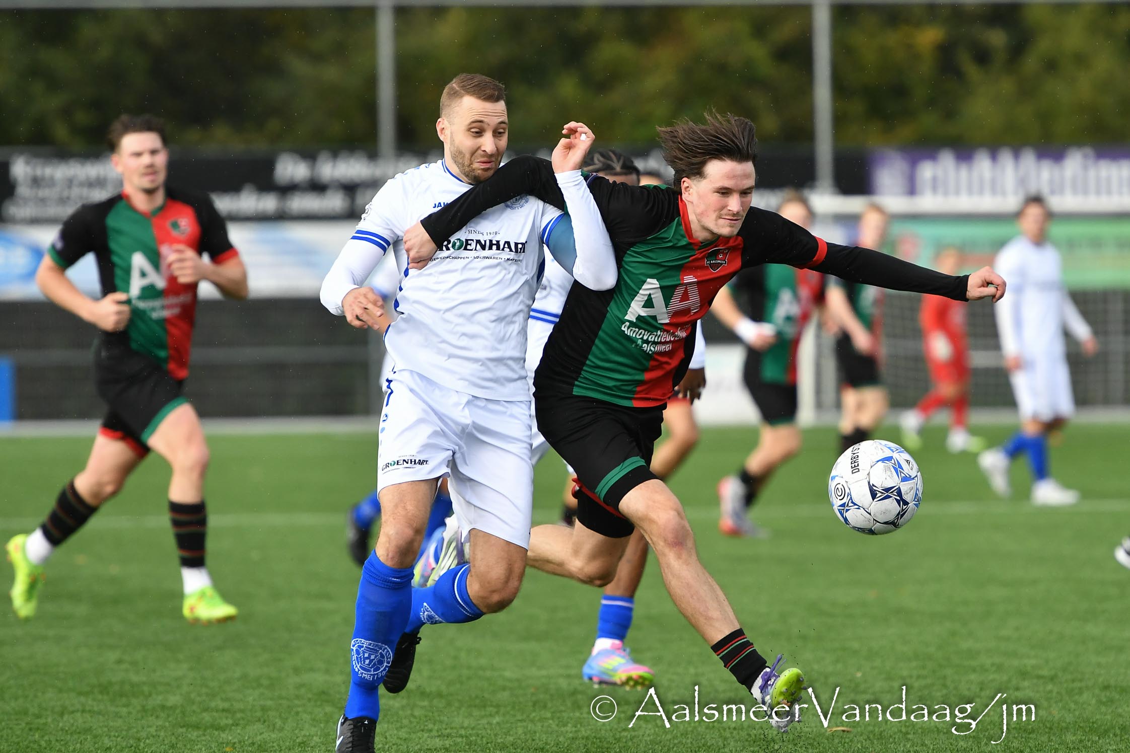 Derde gelijkspel op rij voor Aalsmeer, RKDES doet goede zaken