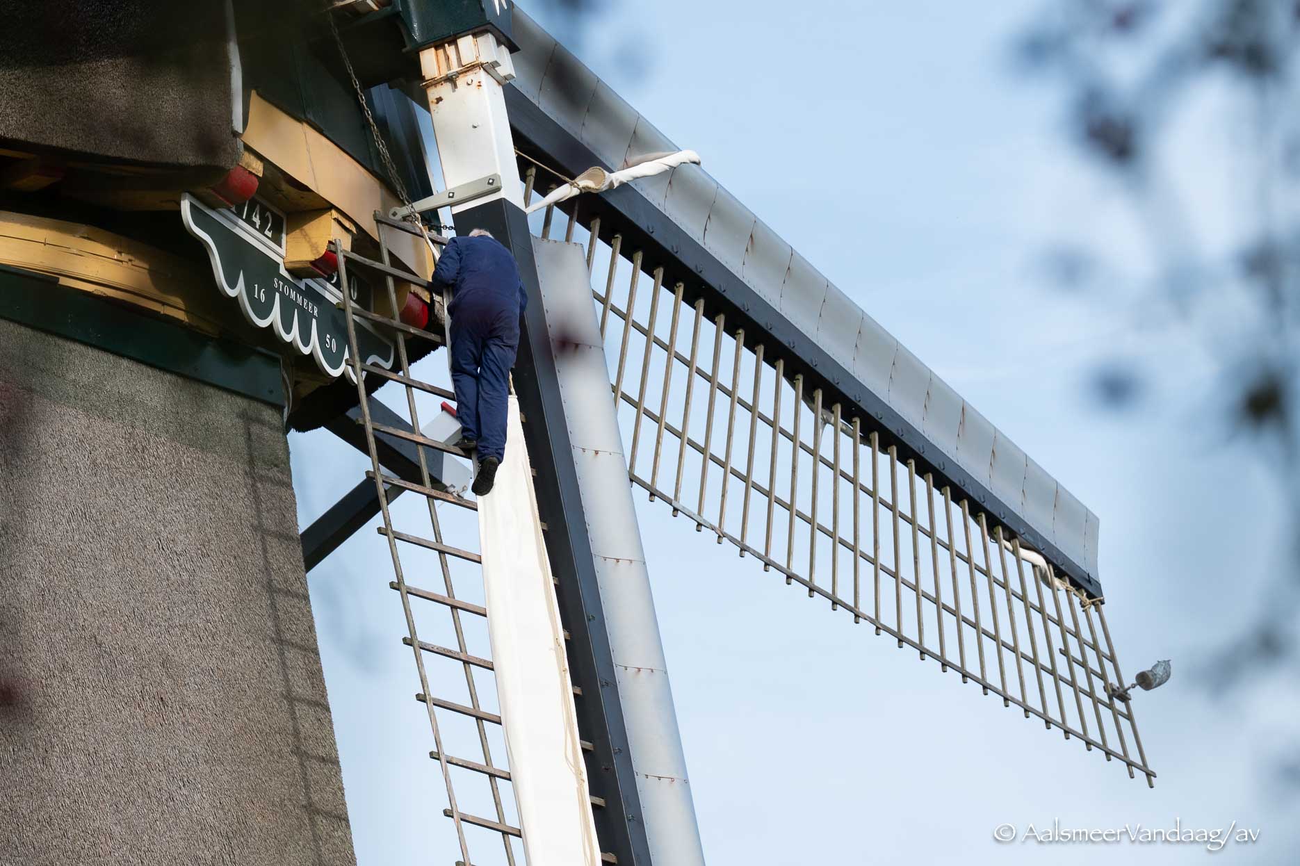 Hoogstandje van molenaar