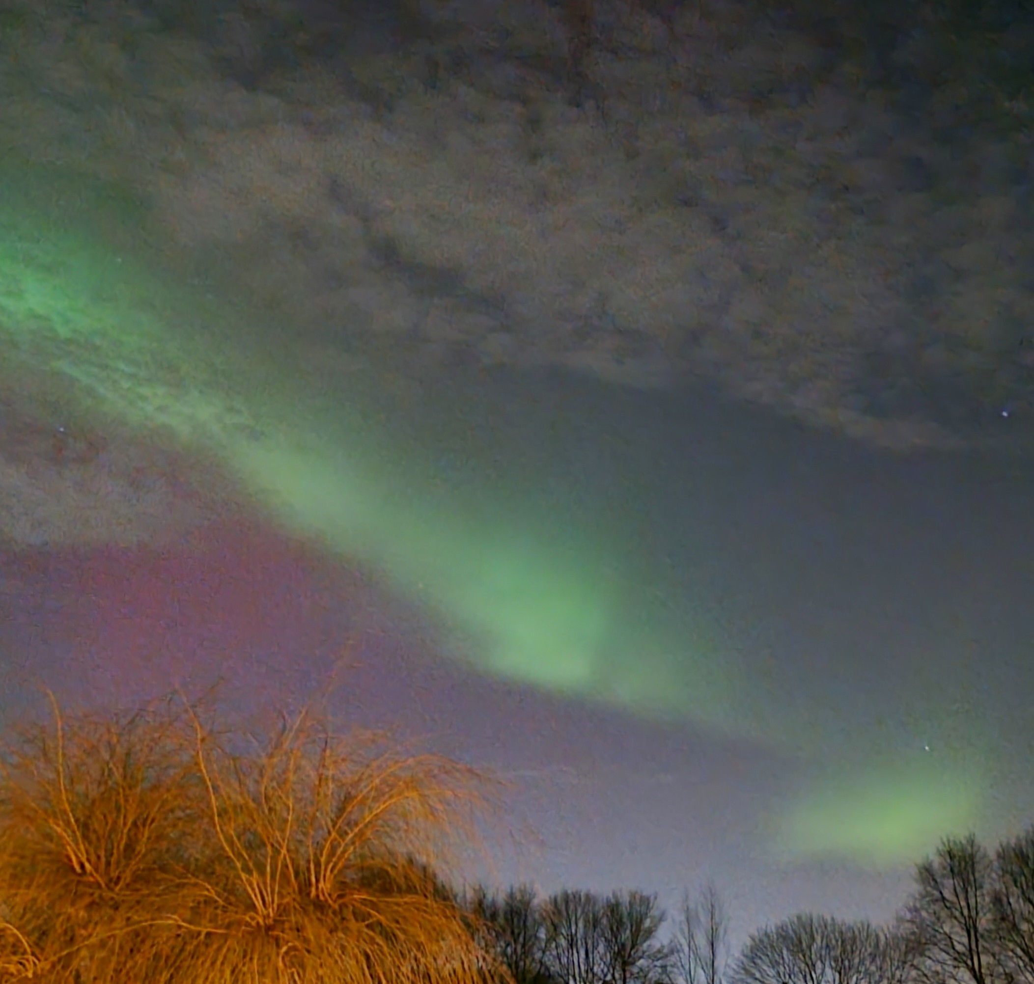 Noorderlicht zichtbaar in regio