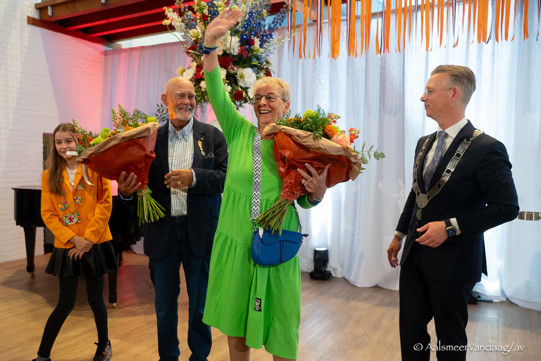 Oranjeregen brengt grote vreugde bij plaatsgenoten