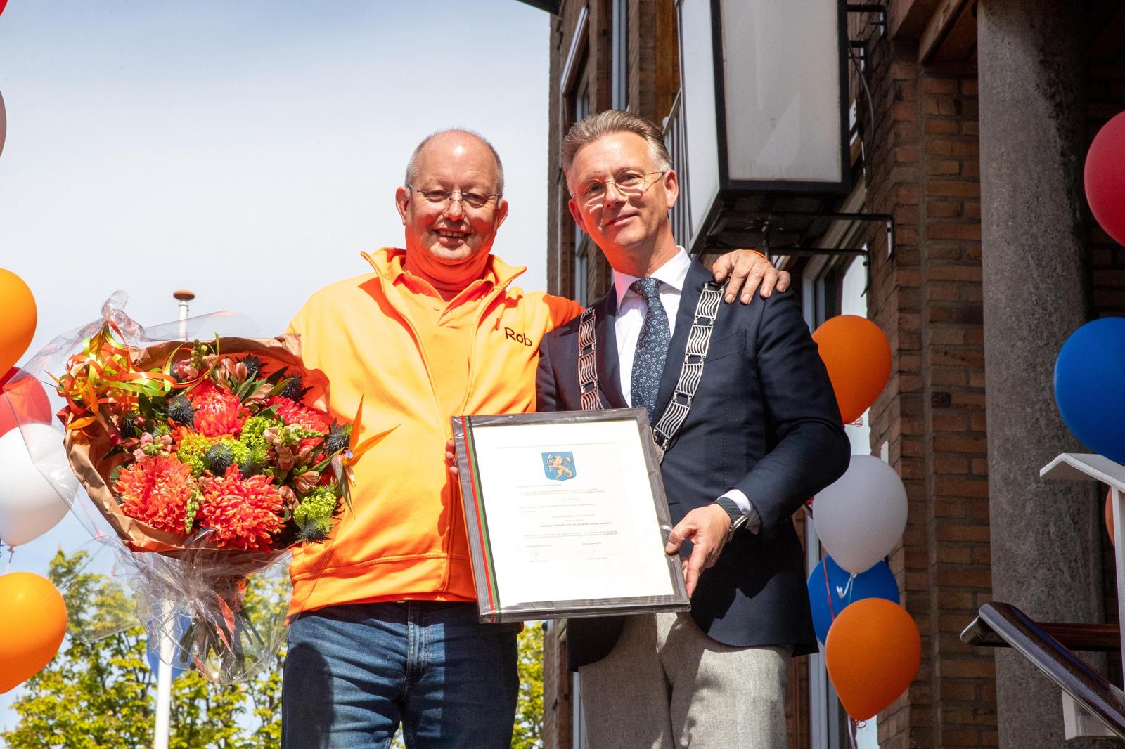 Rozenpenning voor Rob Severin