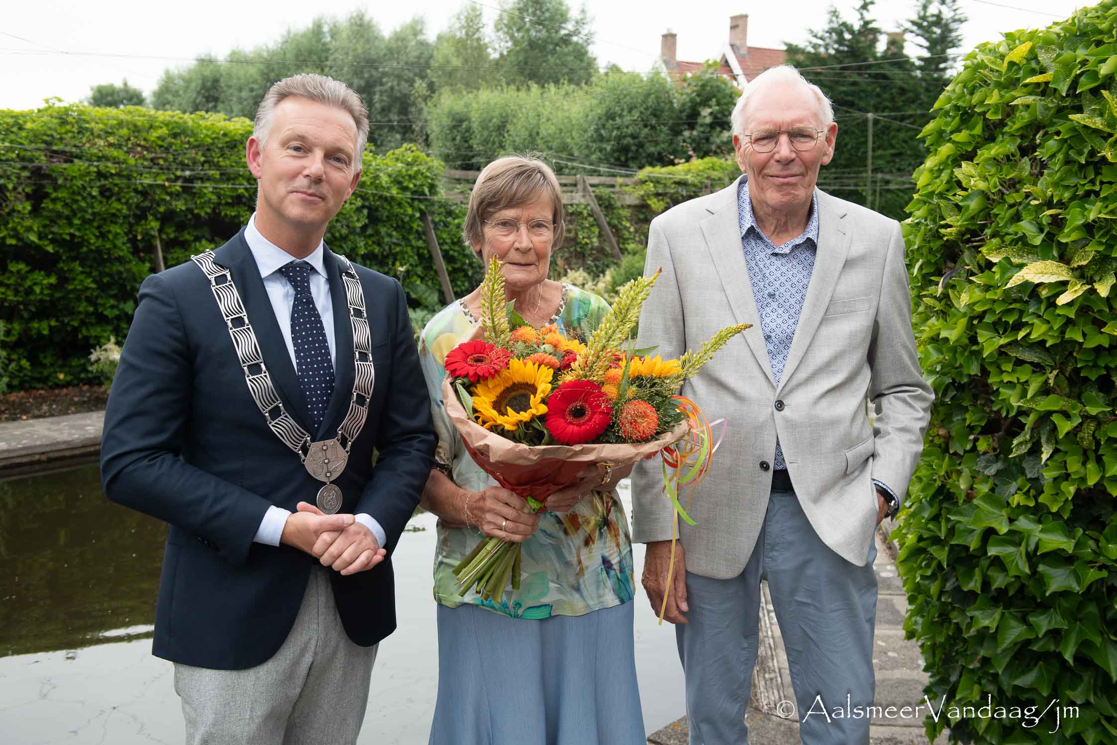Herenweg centraal in het leven van diamanten bruidspaar Henk en Ria